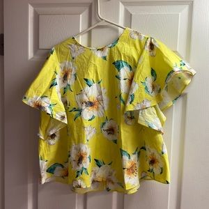 Flower Print NWT MNG (Mango) Top
